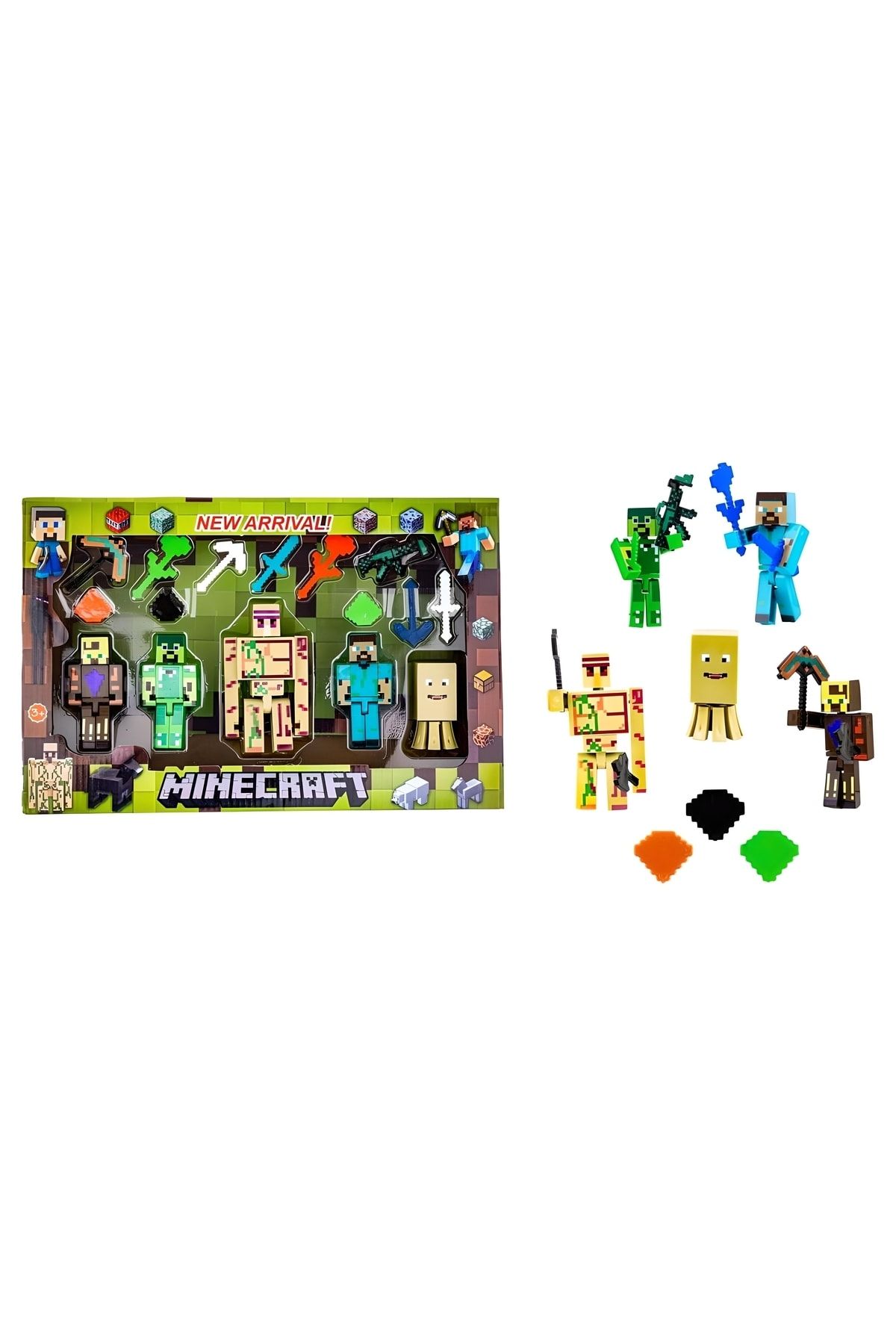 Minecraft figure store set