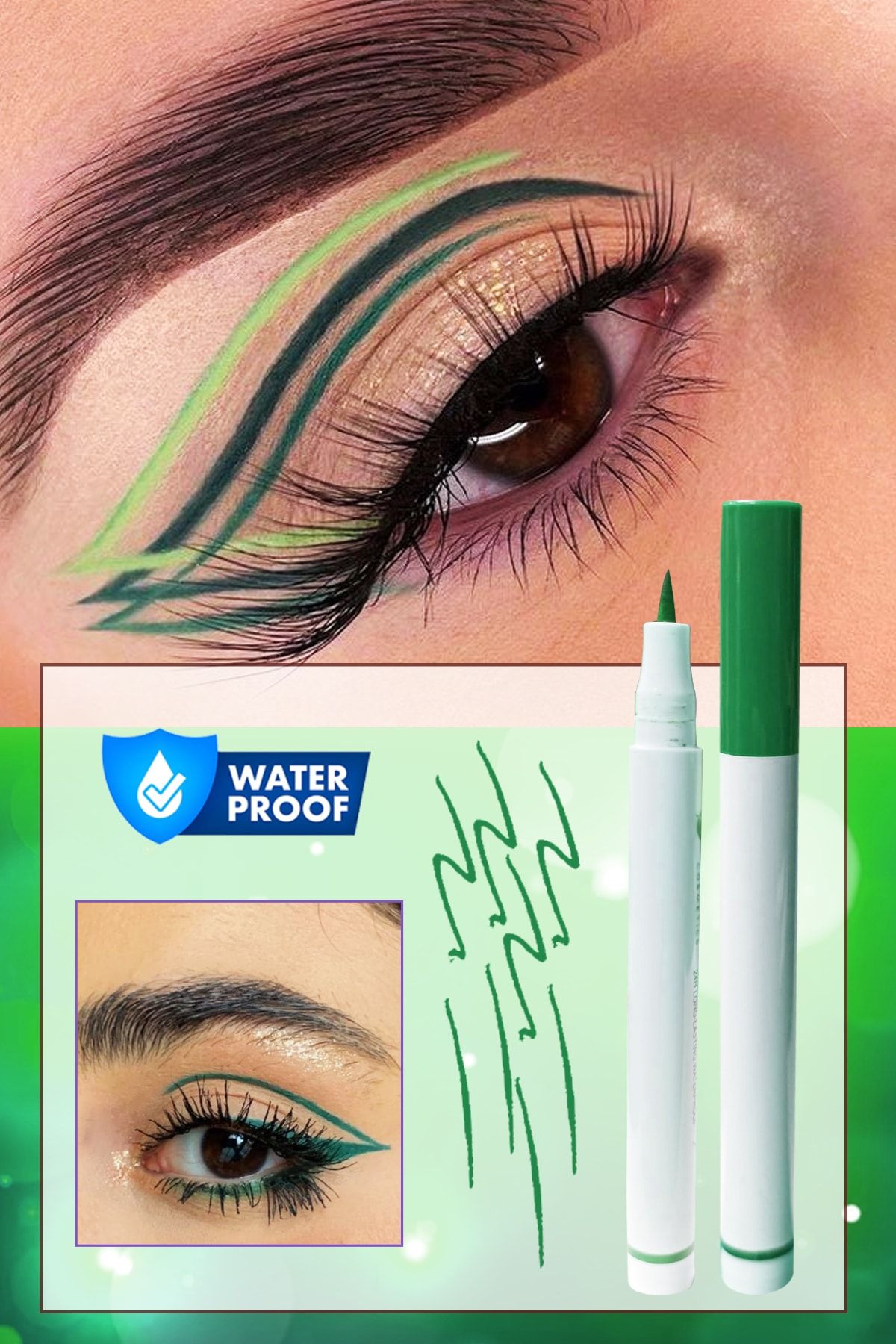 Green liquid eyeliner online
