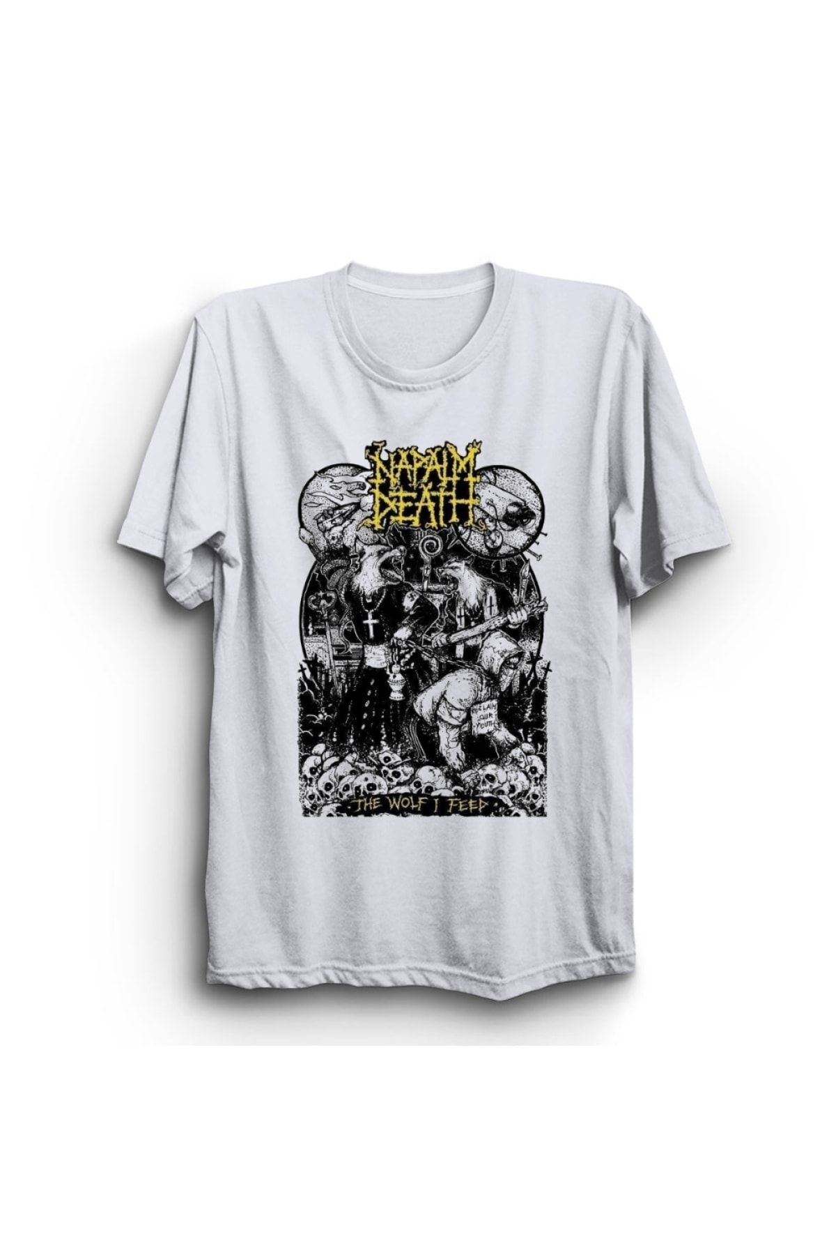 The Fame-Napalm Death, S09 Rock Metal Band T-Shirt 1
