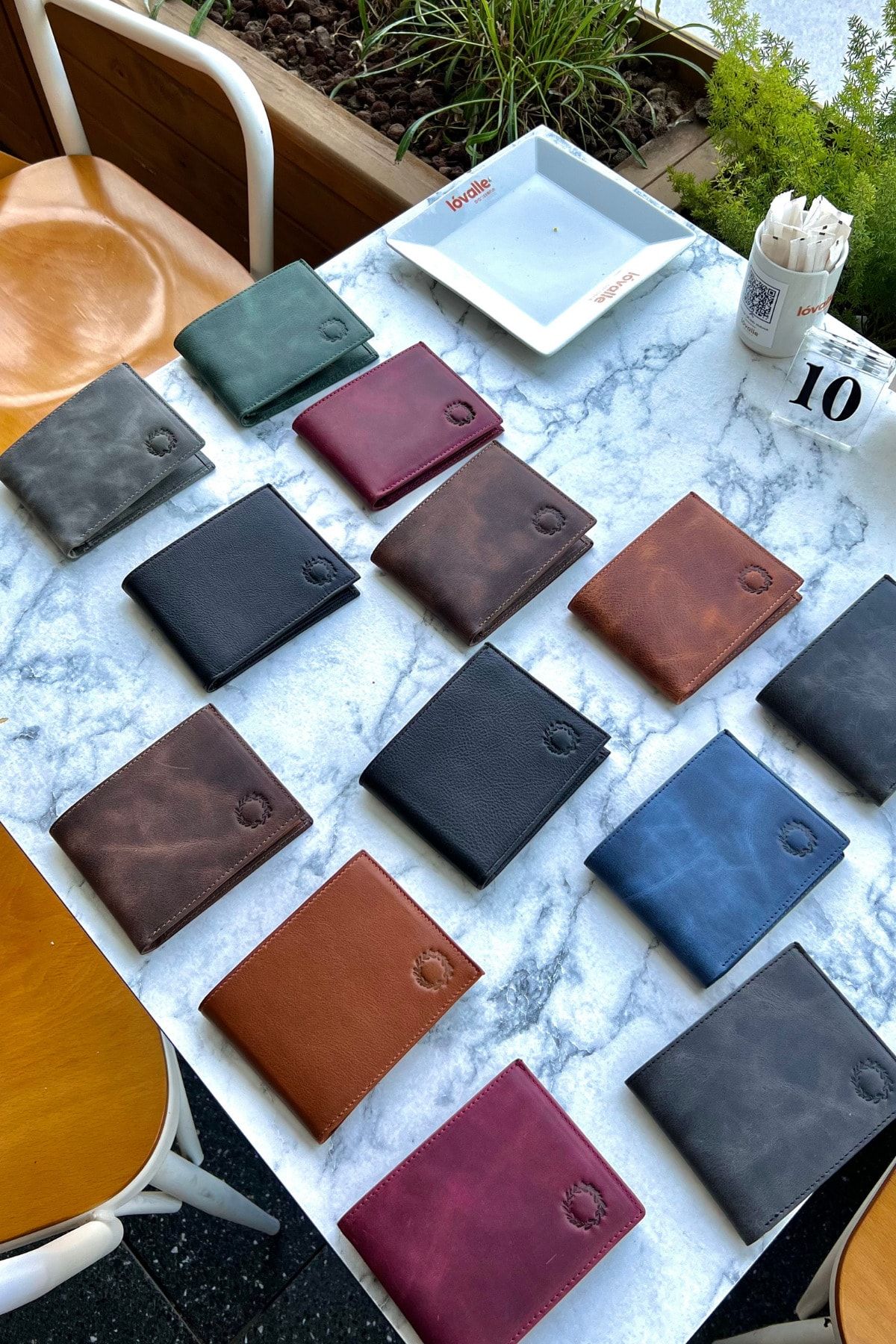 کیف پول مردانه NYC VINTAGE GREEN مردانه'S GREANT LEATH CüzCan