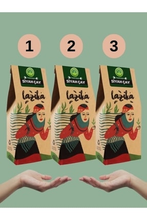 LAZİKA (Avantajlı 3'LÜ SET) Yayla Çaylı Siyah Çay Seti(3*400g)-İlk Hasat Mayı...