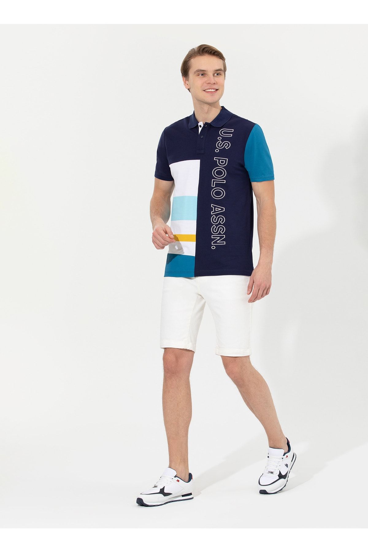 تی شرت آبی مردانه پولو ناوی U.S. Polo Assn.