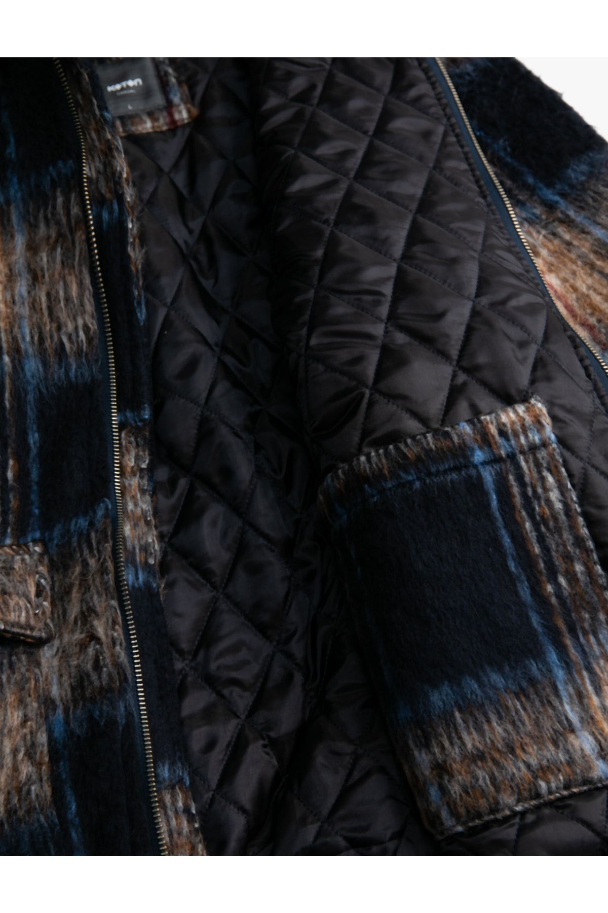 Koton-Collar Detailed Jacket with Pockets Zippered Soft Textured 7
