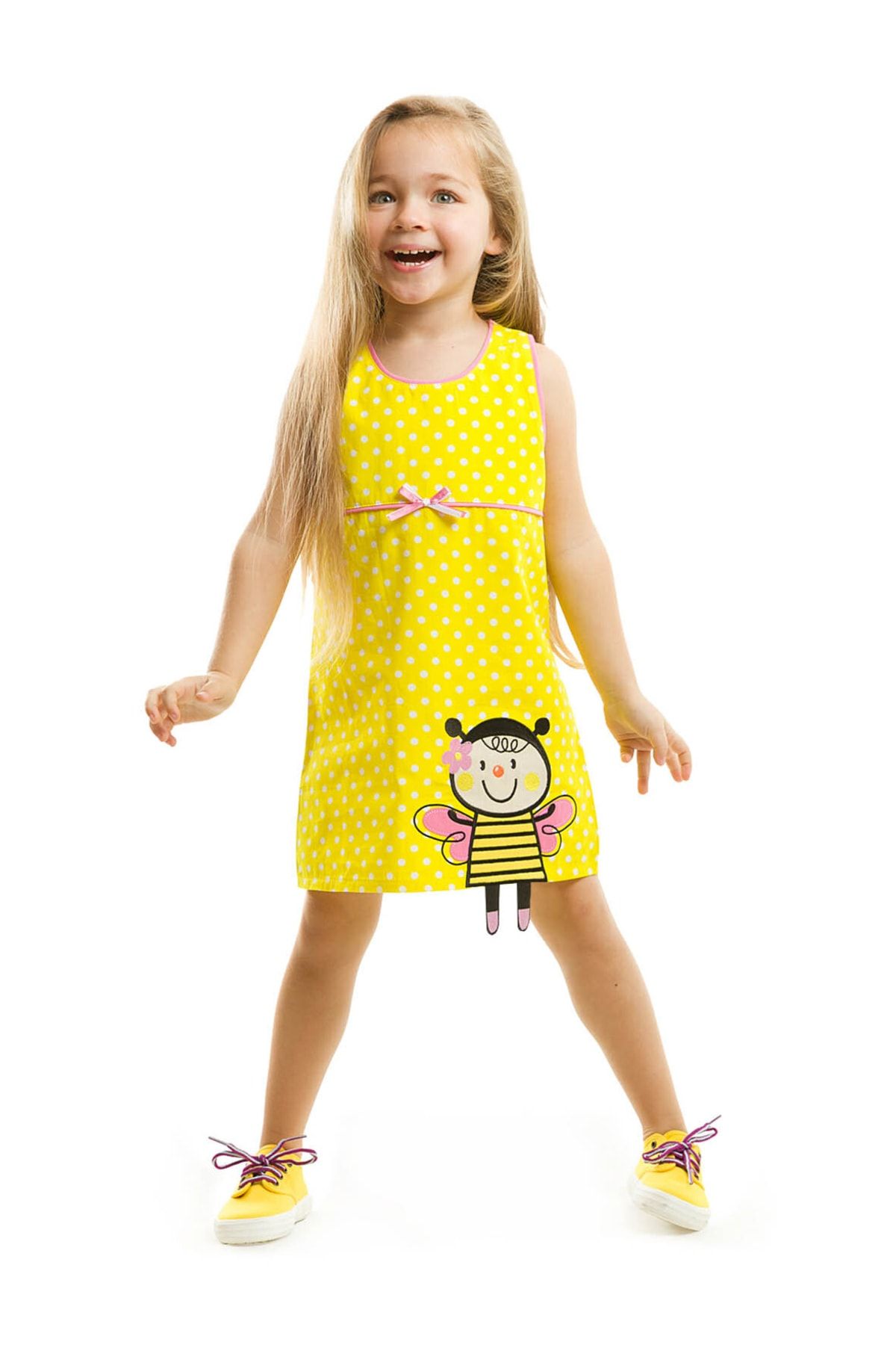 Denokids Kleid Weiß Basic Fast ausverkauft