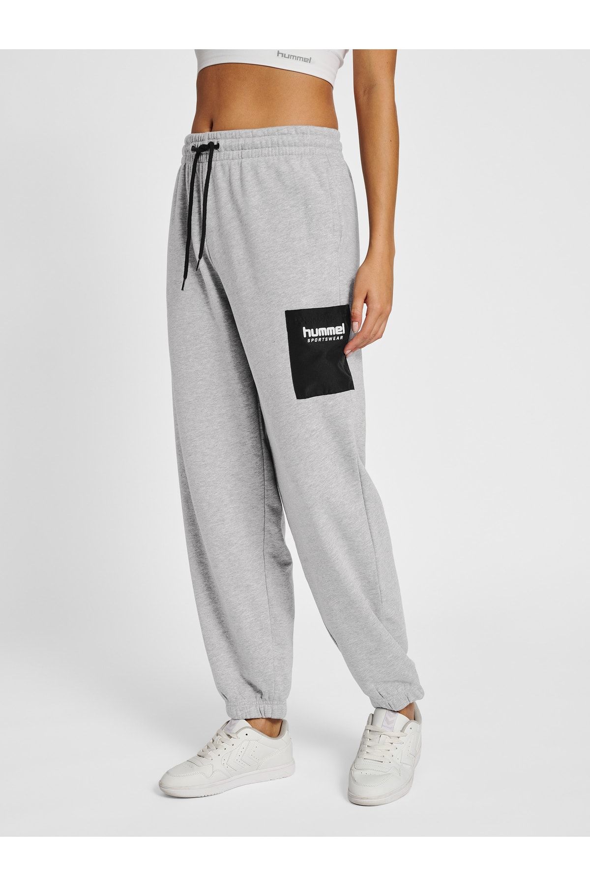 HUMMEL Hose Grau Relaxed