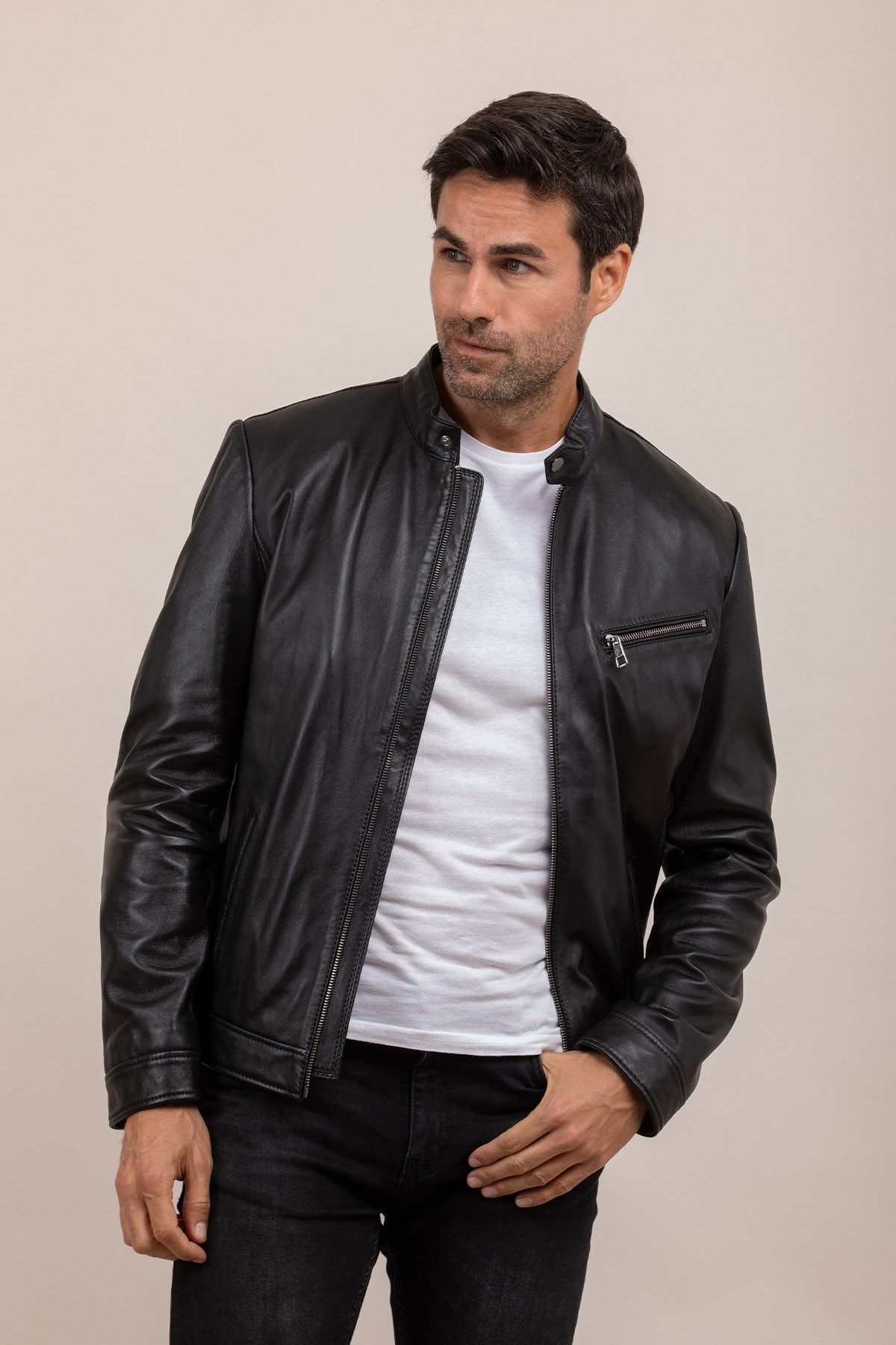 Gian mori leather jacket price top