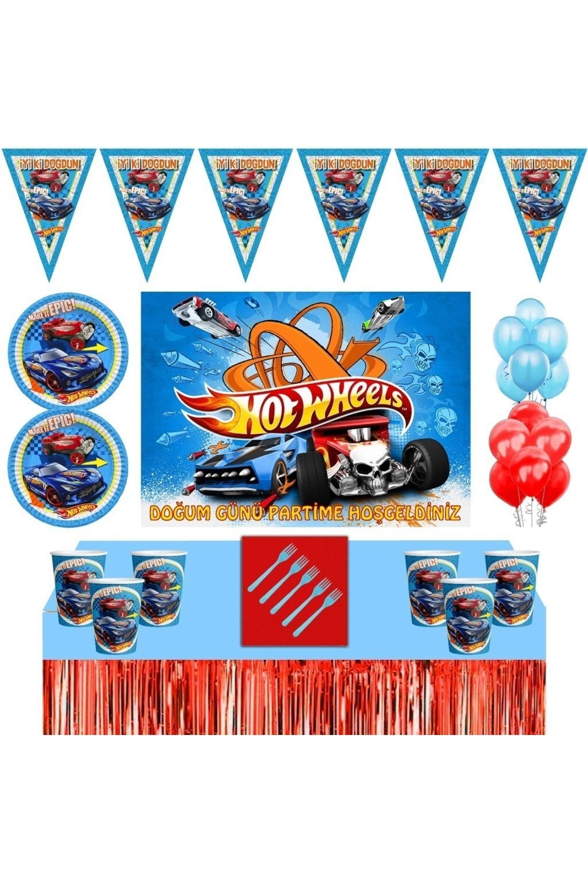 Hot wheels party supplies top