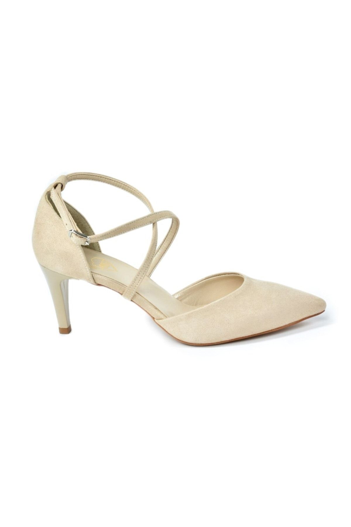 Fox Shoes-Pantofi cu toc de damă bej D654054802 4