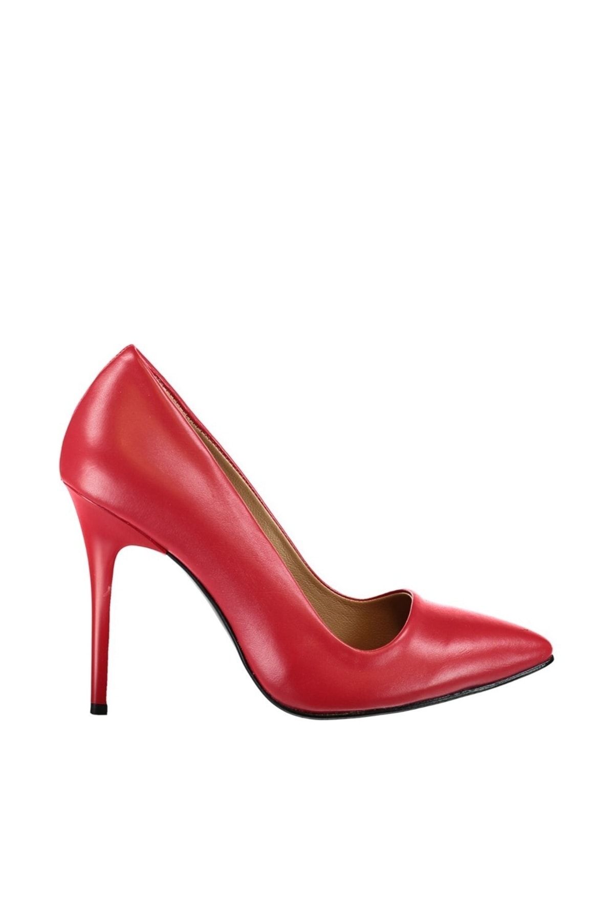 Fox Shoes-Red Women's Heeled Shoes 8922151909 4