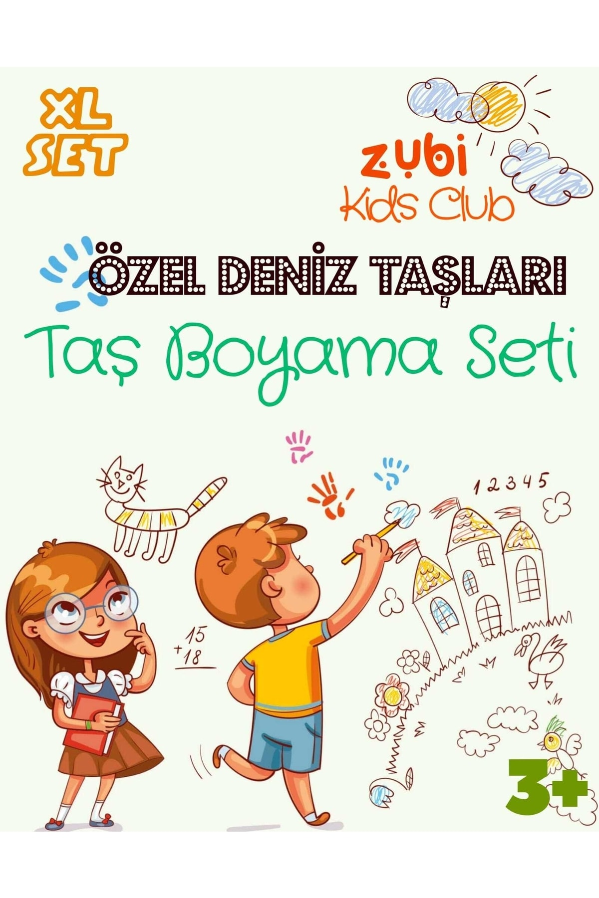 HEİGMANN Taş Boyama Seti Özel Deniz Taşi Harika Taslar Kaliteli Renkler Aktivite Hobi Çocuk Hediyelik fotoğrafı 2 (önizleme)