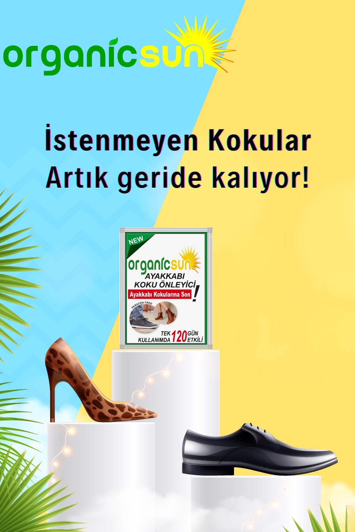 5'li Paket Ayakkabı Koku Önleyici Giderici Toz 120 Gün Etkili Ayak Kokusu Tozu Giderici — 4282.5 — تصویر 9 از 9