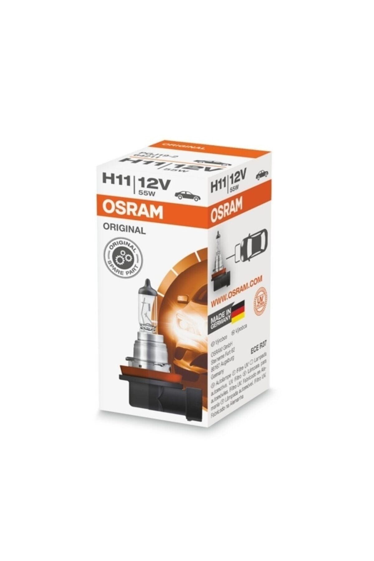 H11 Sis Far Ampul Takımı 55w 12v Alman Üretimi(2 Adet)