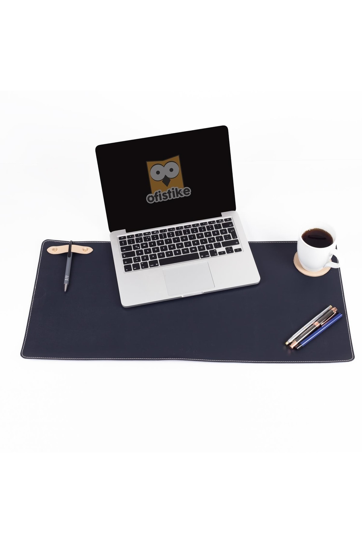 Ofistike Deri Masa Pedi Ofis Ve Ev Masa Matı - Laptop Sümeni Ve Geniş Mouse Altlığı Masa Sümen Takımı