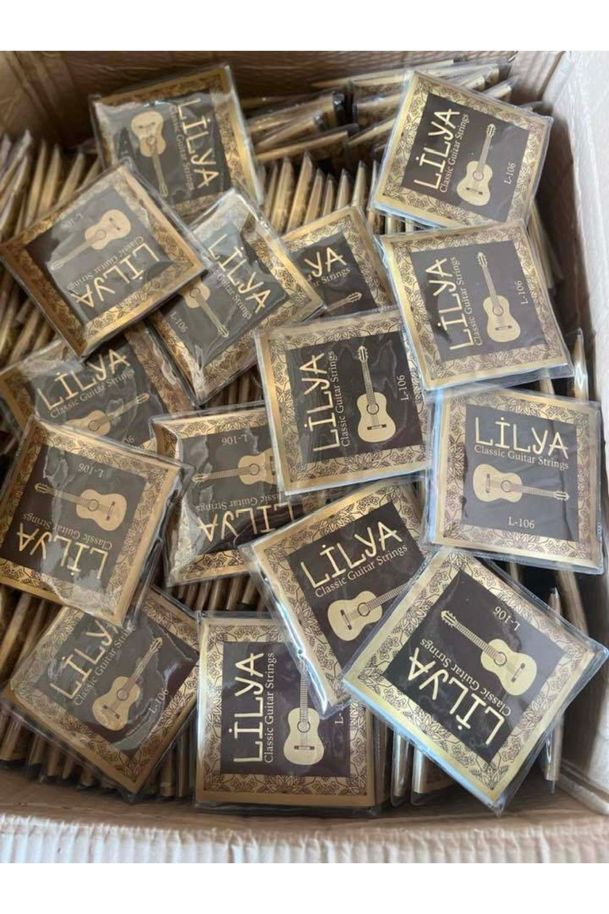 LİLYA-10 Pack Imported Quality Bronze Wrapped Classical Guitar String Set-10 Packs in One 1