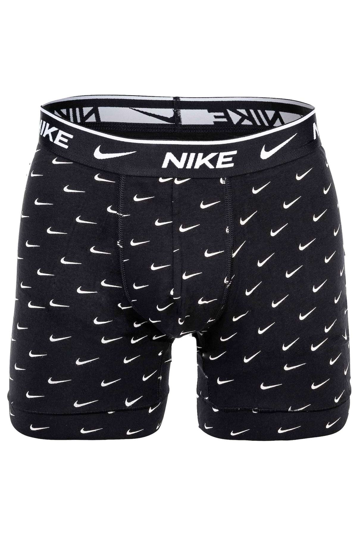 Nike-Herren Boxer Şort, 3'lü Paket - Boxer Şort, Pamuklu Streç, einfarbig 8