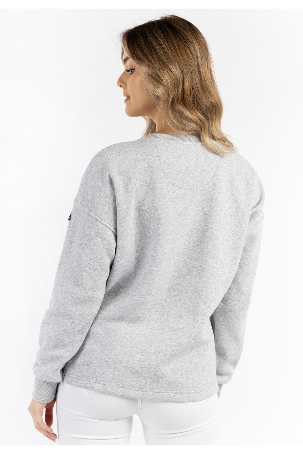 Dreimaster Sweatshirt Grau Relaxed Fit Fast ausverkauft NW8555