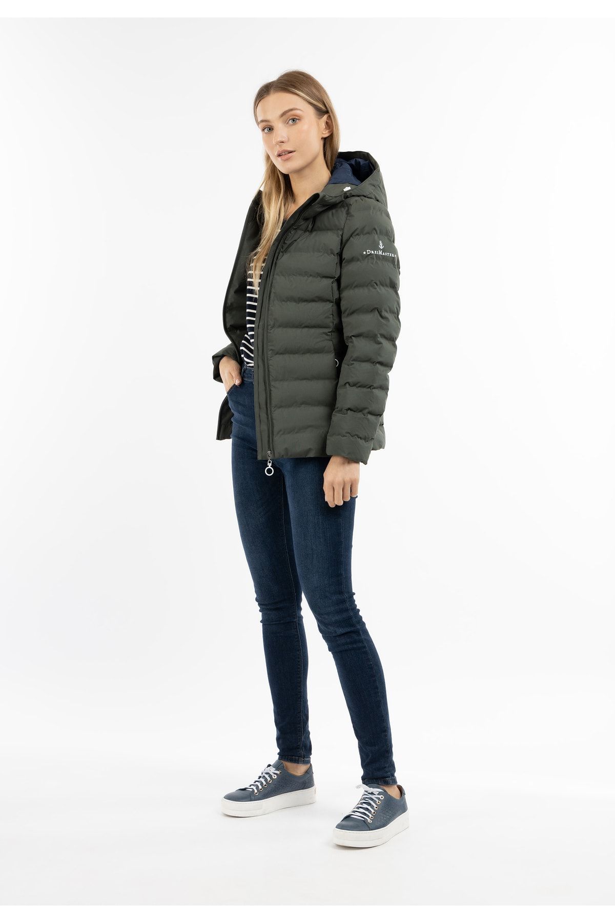 Dreimaster Winterjacke Khaki Parka Fast ausverkauft
