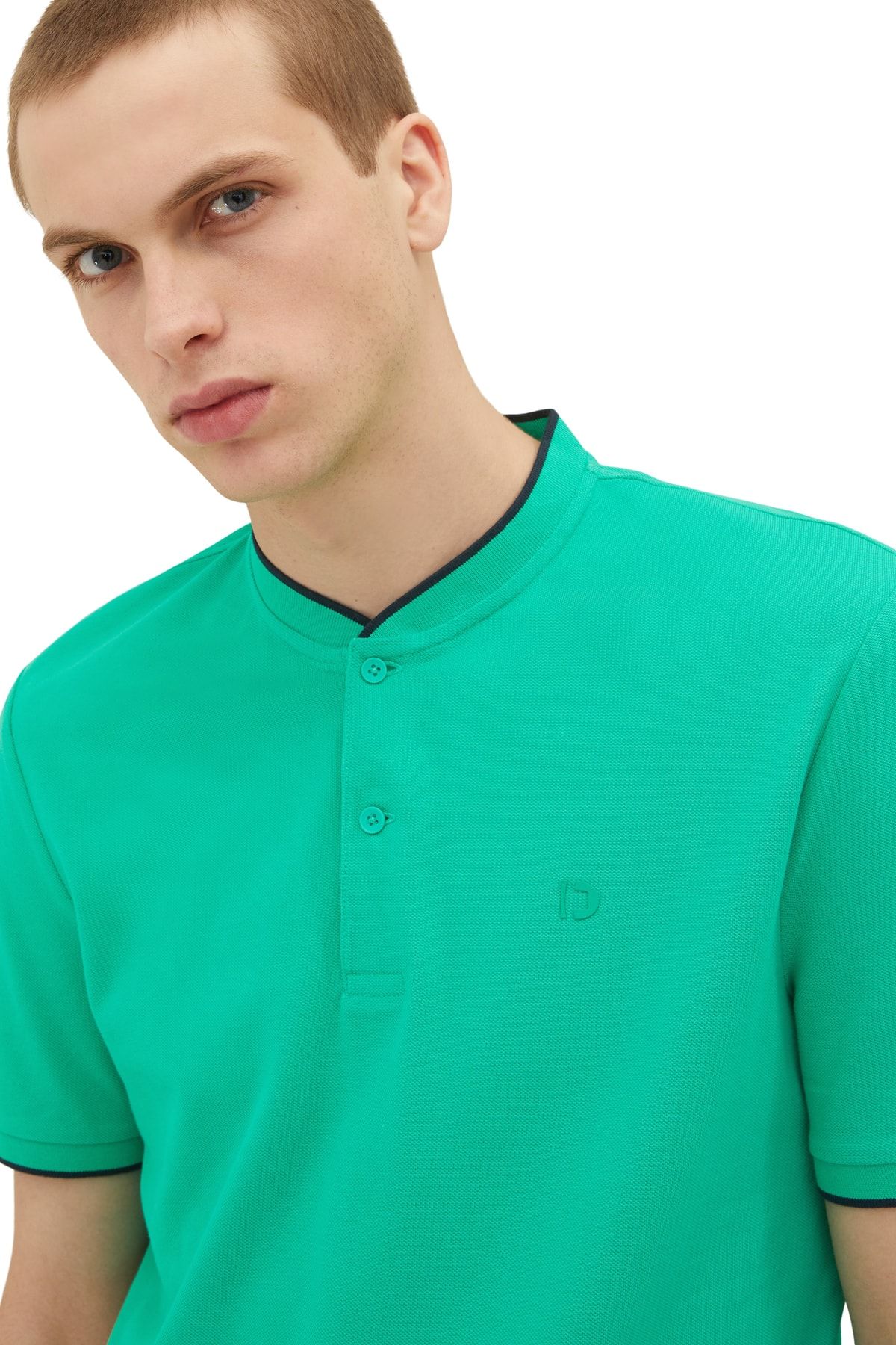 Fit - Grün Regular Denim - Trendyol Tom - Poloshirt Tailor
