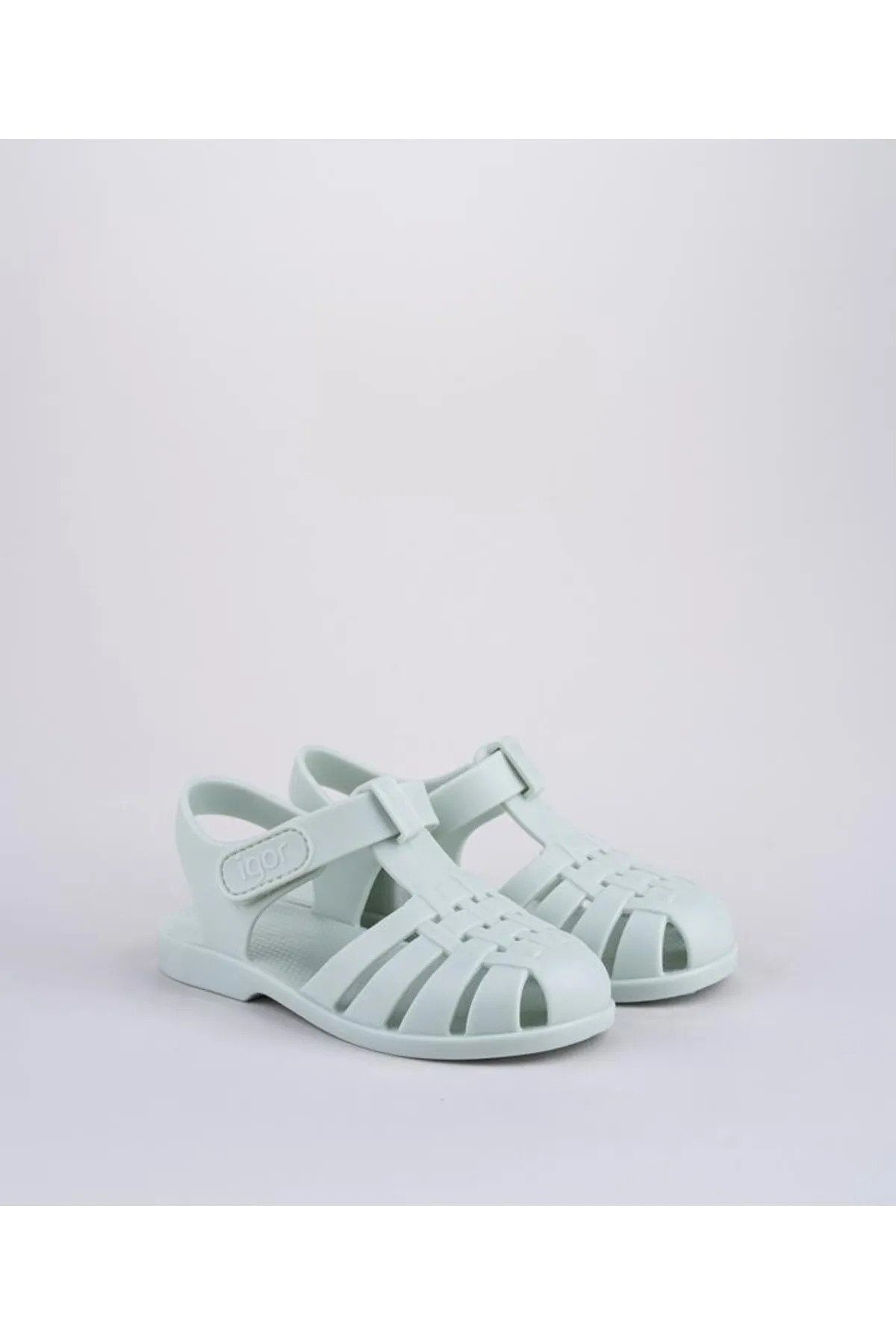 صندل سبز دخترانه و پسرانه بچگانه های نعناع Kids Clasa Velcro IGOR
