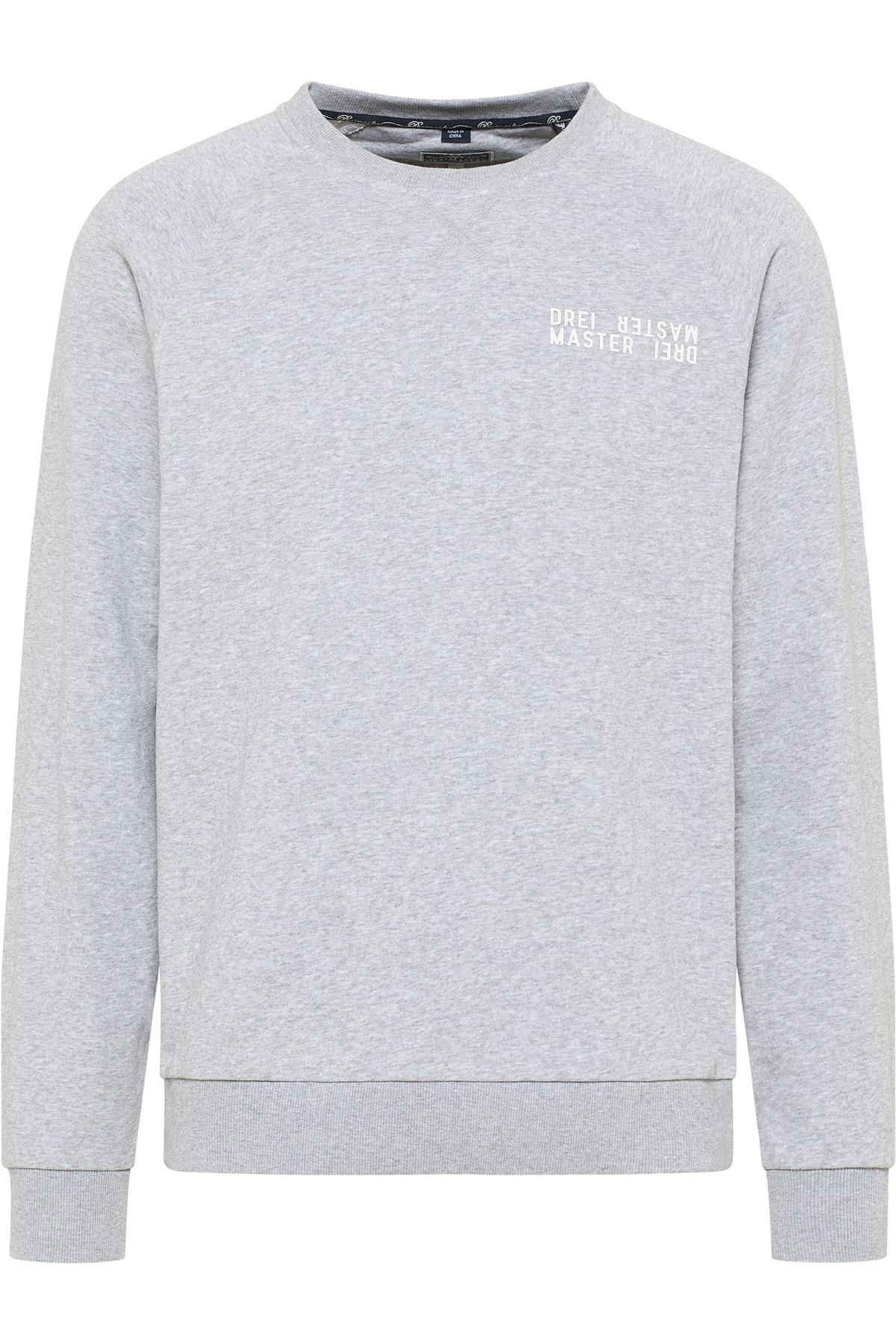 Dreimaster Sweatshirt Grau Regular Fit Fast ausverkauft