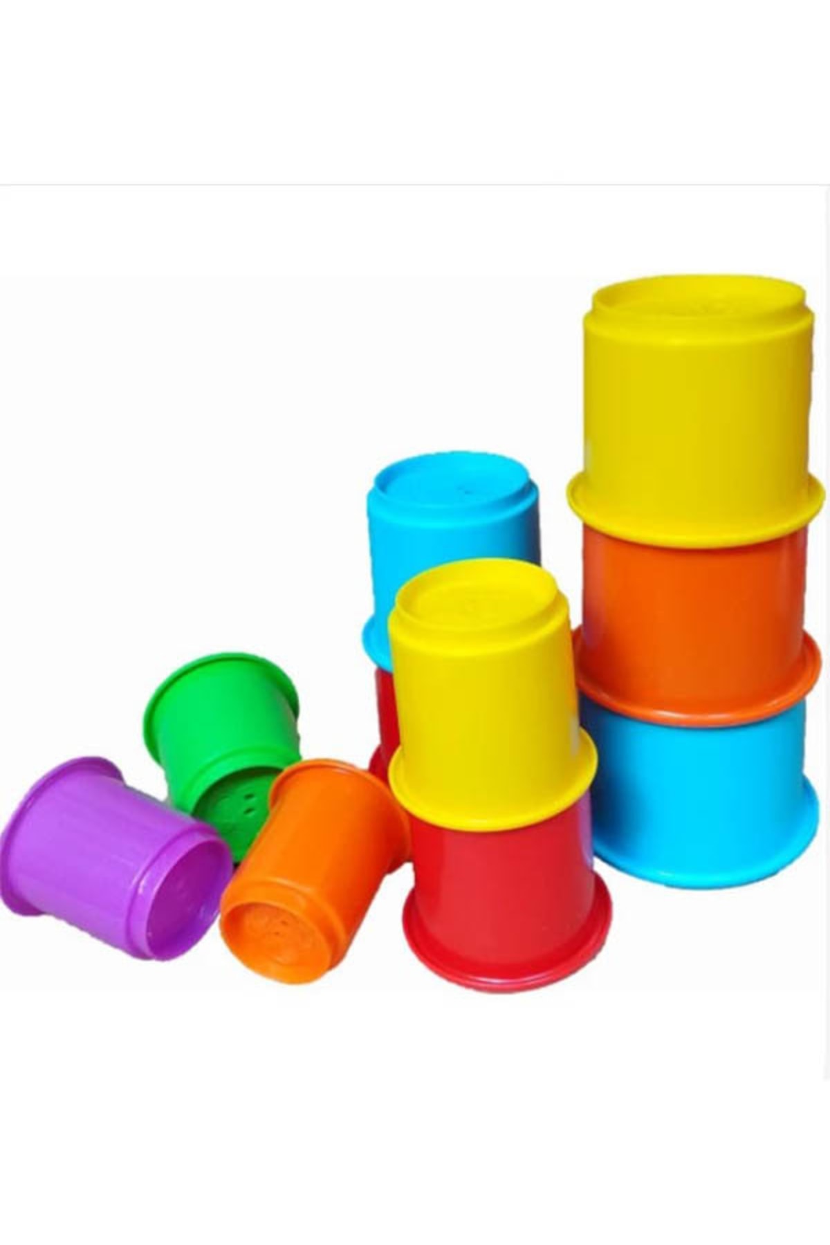 ACTIVESHOP Eğitici Bebek Oyuncakları Seti Şişme Havuz 114cm - Top - Bultak - Mini Kule - Pompa fotoğrafı 5 (önizleme)