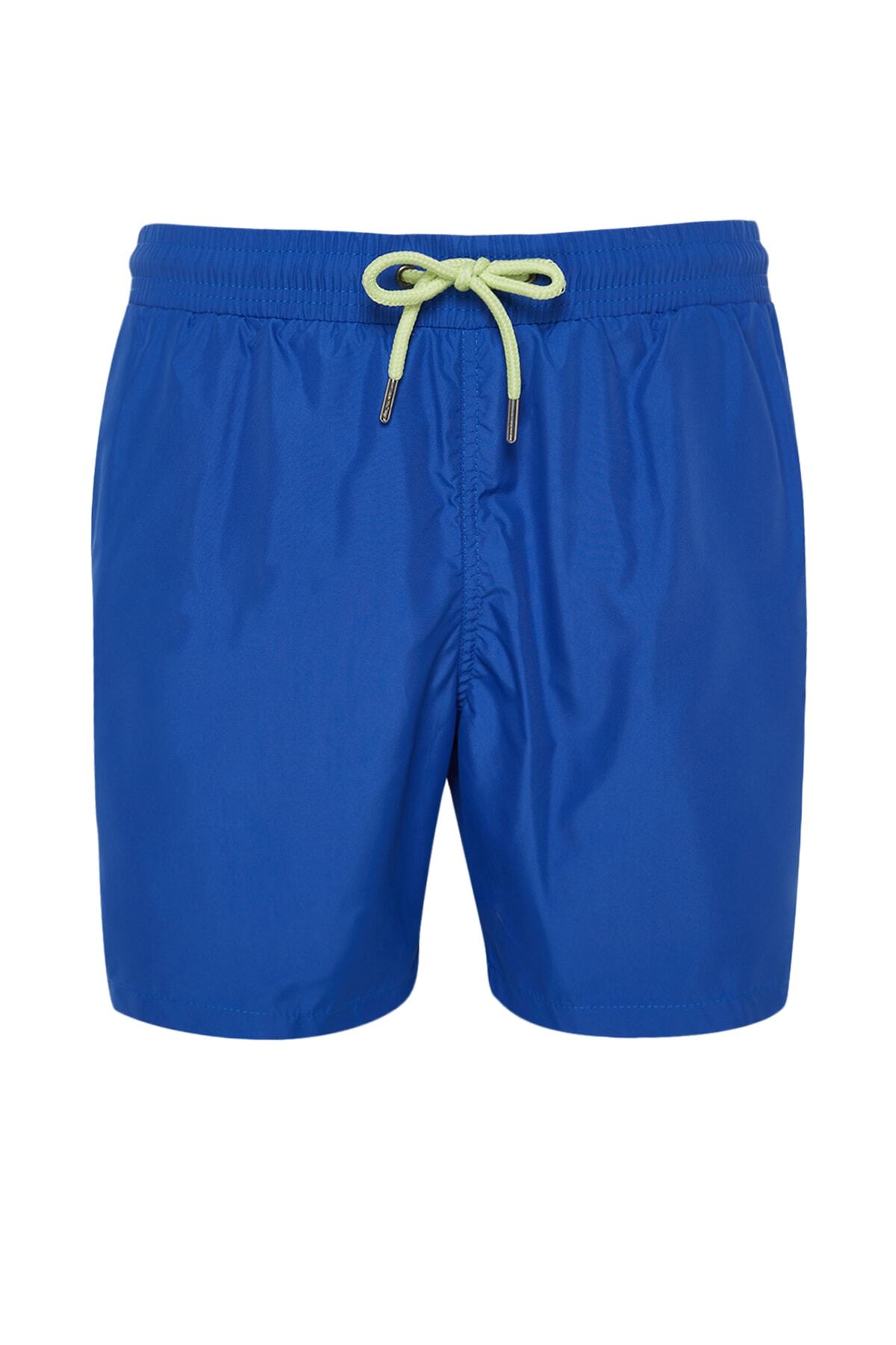 Trendyol Collection-Μπλε Basic Standard Size Μαγιό Μαγιό Σορτς TMNSS20DS0023 6