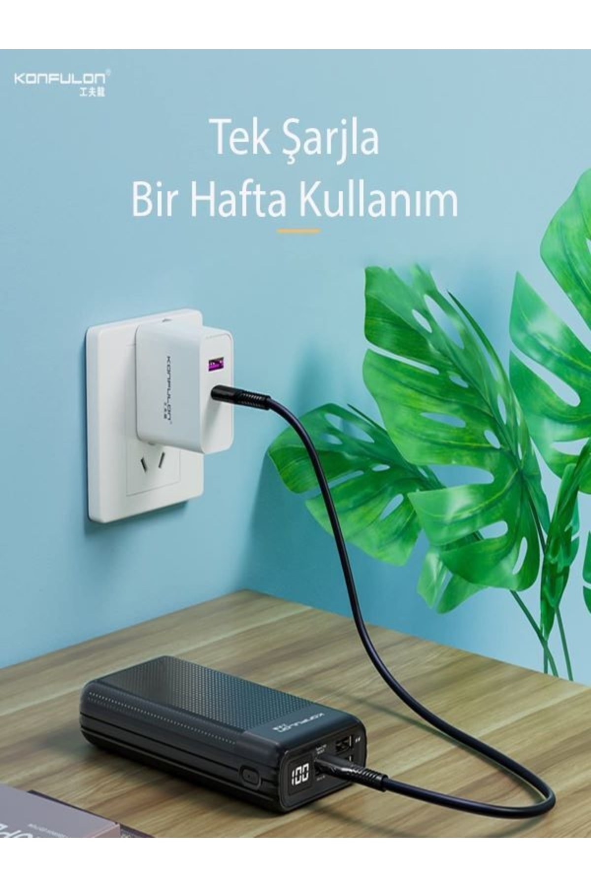 Powerbank 20.000mah Lityum Polimer Batarya 15w 3 Çıkışlı A-30 Güç Bankası 20.000mah 4