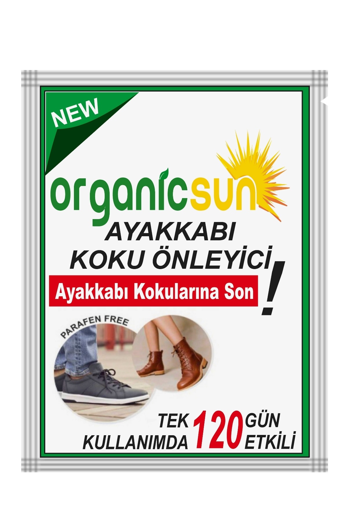 5'li Paket Ayakkabı Koku Önleyici Giderici Toz 120 Gün Etkili Ayak Kokusu Tozu Giderici — 4282.5 — تصویر 4 از 9