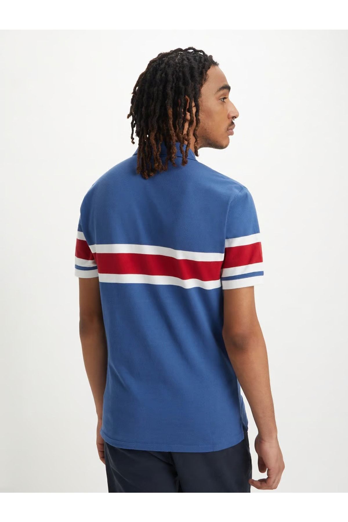 Levi's-Levis Polo Neck Men's T-Shirt - Multicolor, Slim Fit A4842-0017 Housemark 2