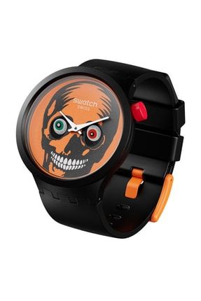 Swatch black and clearance orange