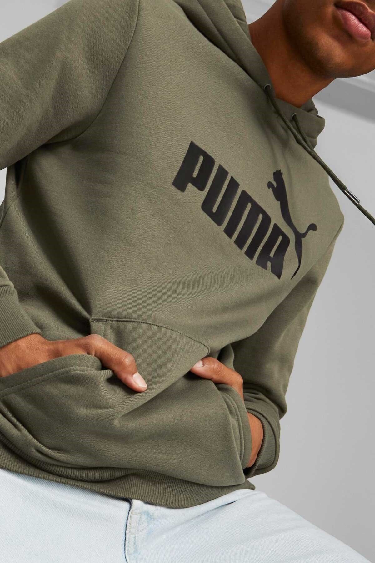 Puma Sweatshirt Green Trendyol