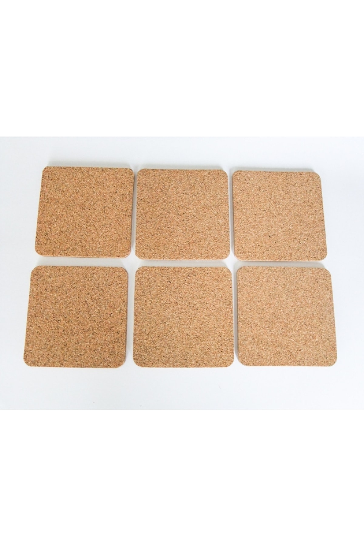 Lilys Mantar Bardak Altlığı Kare 6 Adet (9cmx9cm Kalınlık 0.5cm)
