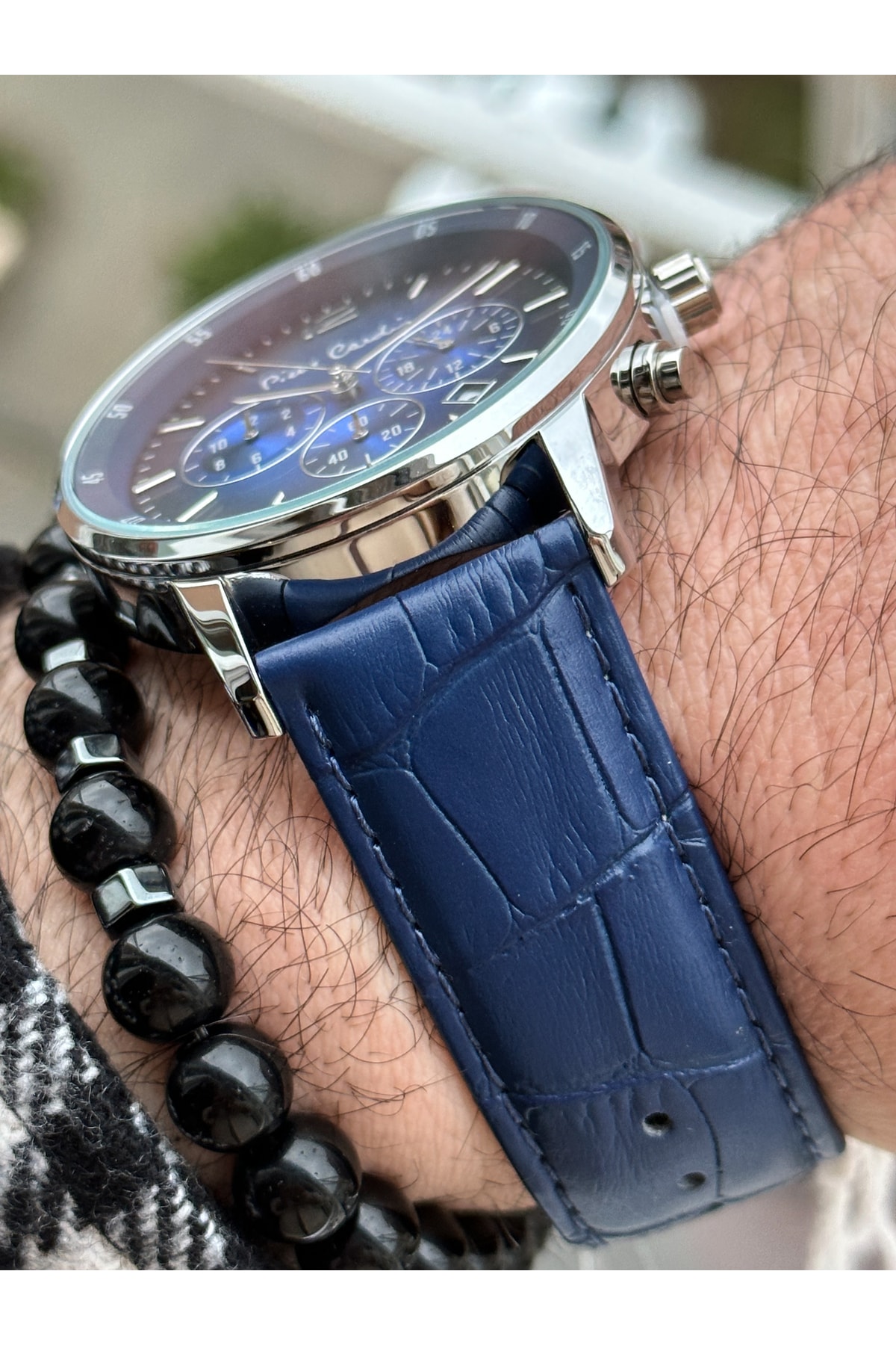 ساعت مردانه آبی سرمه ای پیرکاردینPierre Cardin | TYC00769306822 اورجینال - تصویر 6