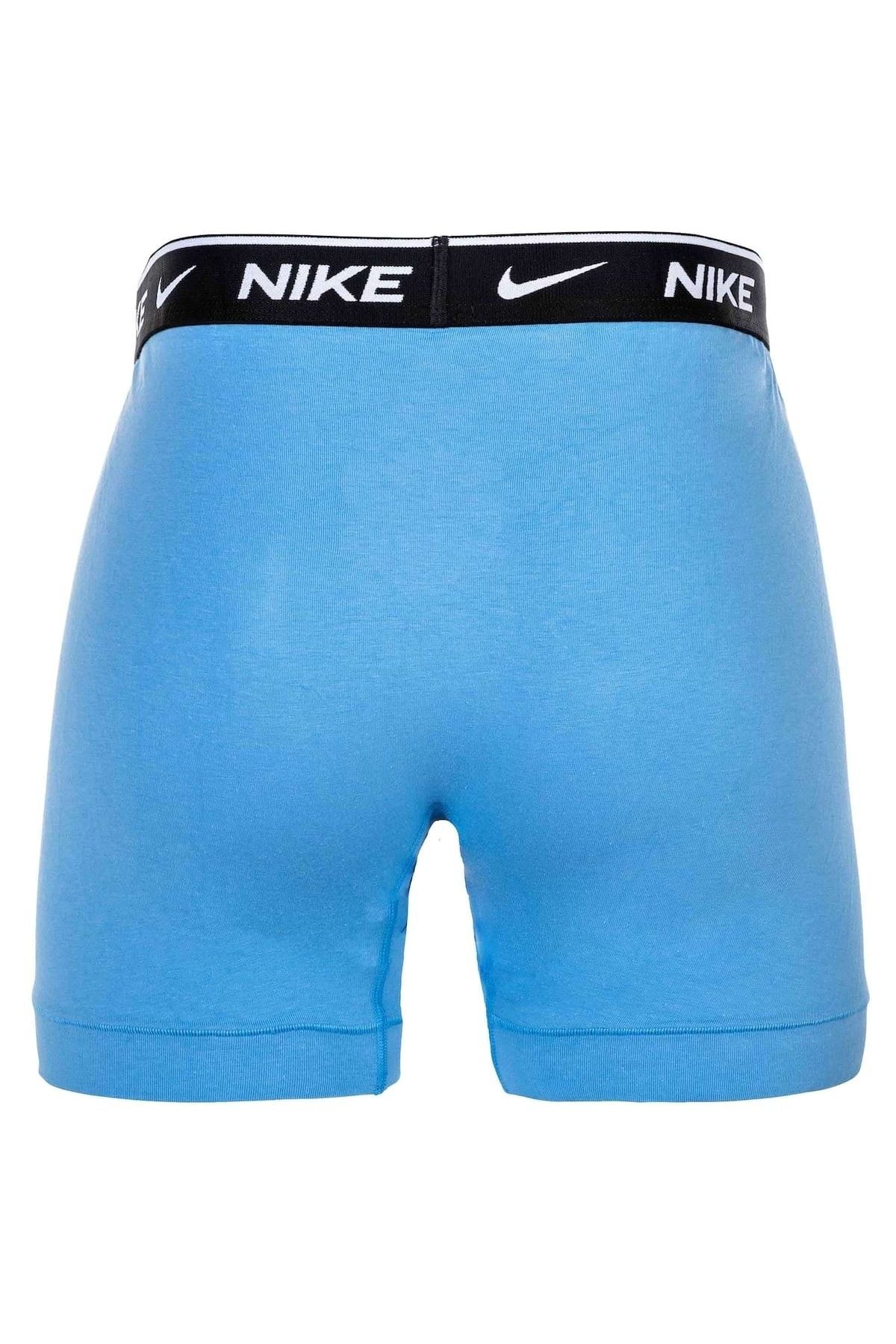 Nike-Herren Boxer Şort, 3'lü Paket - Boxer Şort, Pamuklu Streç, einfarbig 6