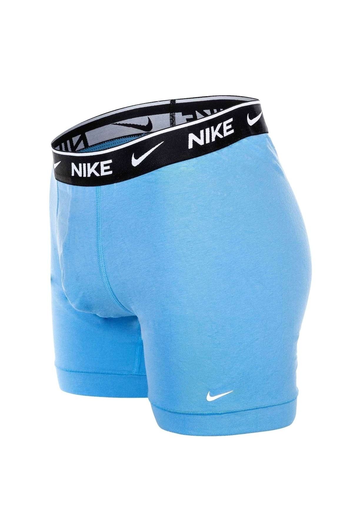 Nike-Herren Boxer Şort, 3'lü Paket - Boxer Şort, Pamuklu Streç, einfarbig 7
