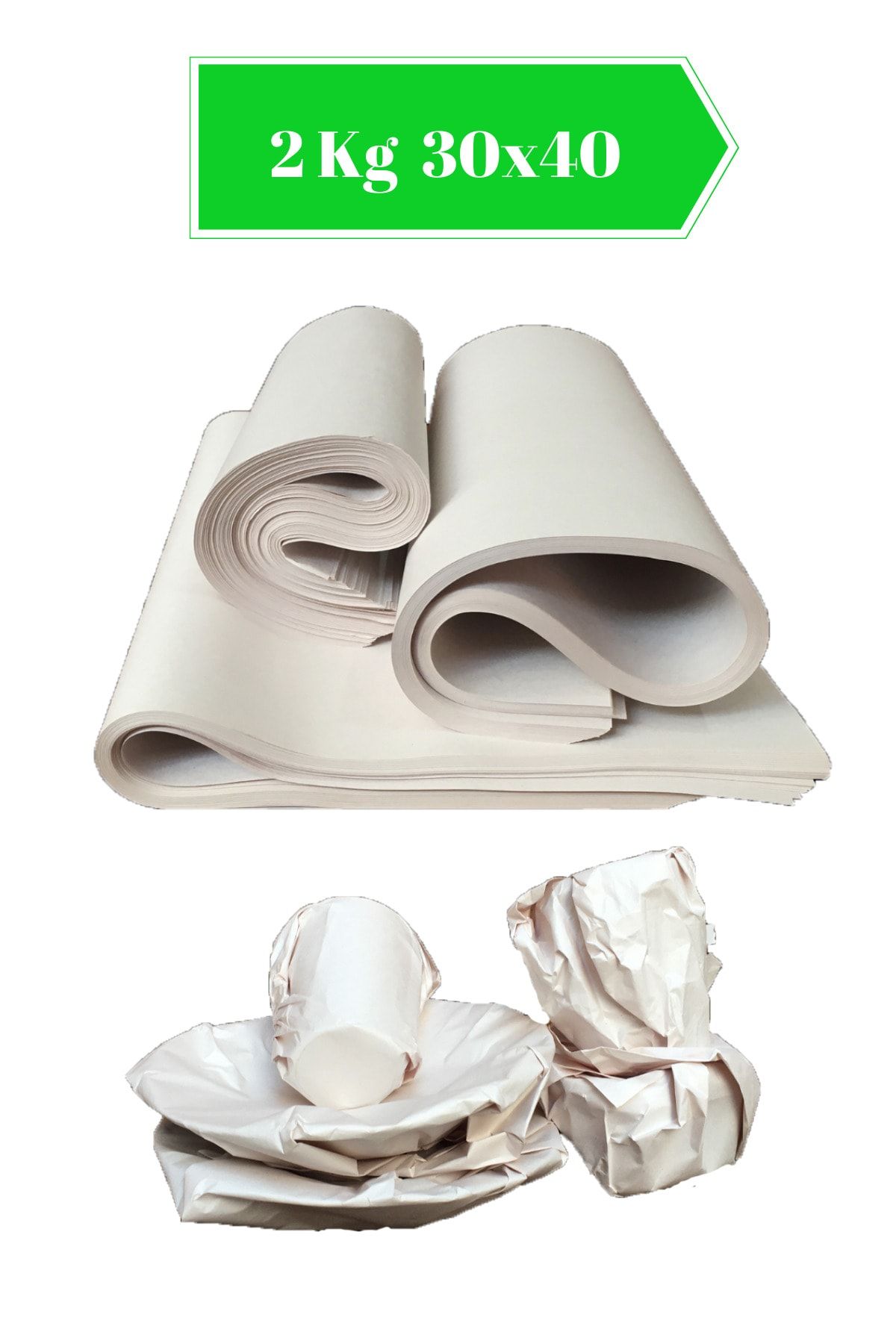 2 Kg 30x40 (takribi 320-350 Adet) Tabak Bardak Eşya Sarma Koruma Taşıma Taşınma Paketleme Kağıdı