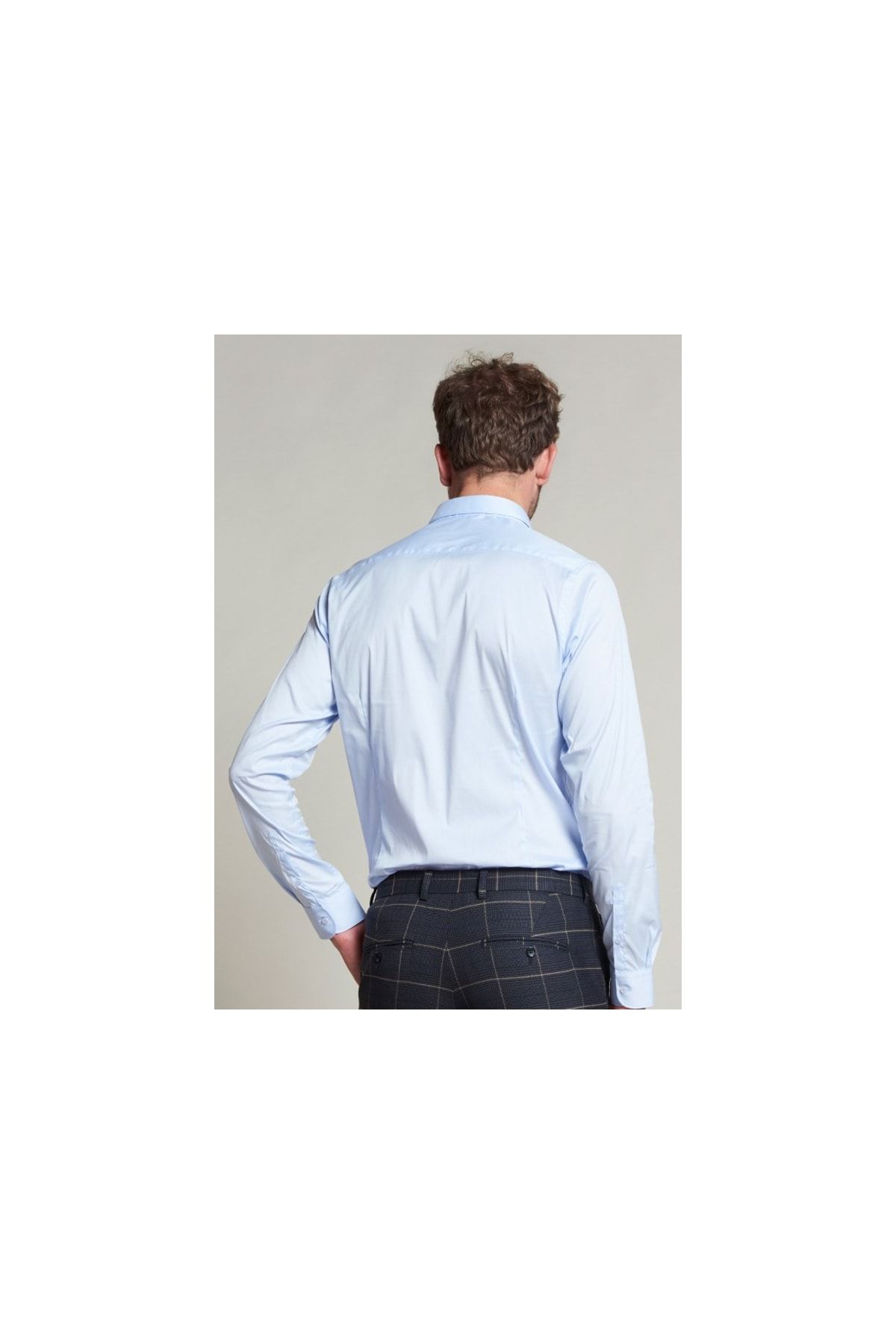 DSTREZZED Hemd Blau Regular Fit Fast ausverkauft XN7875