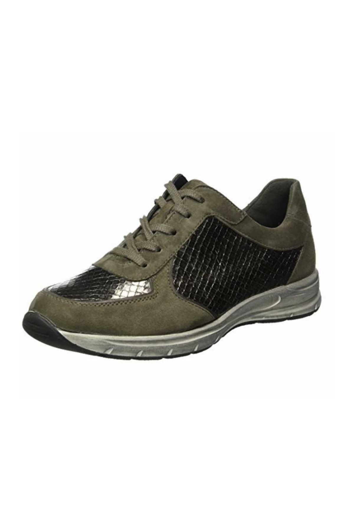 Semler Walkingschuh Khaki Flacher Absatz Fast ausverkauft