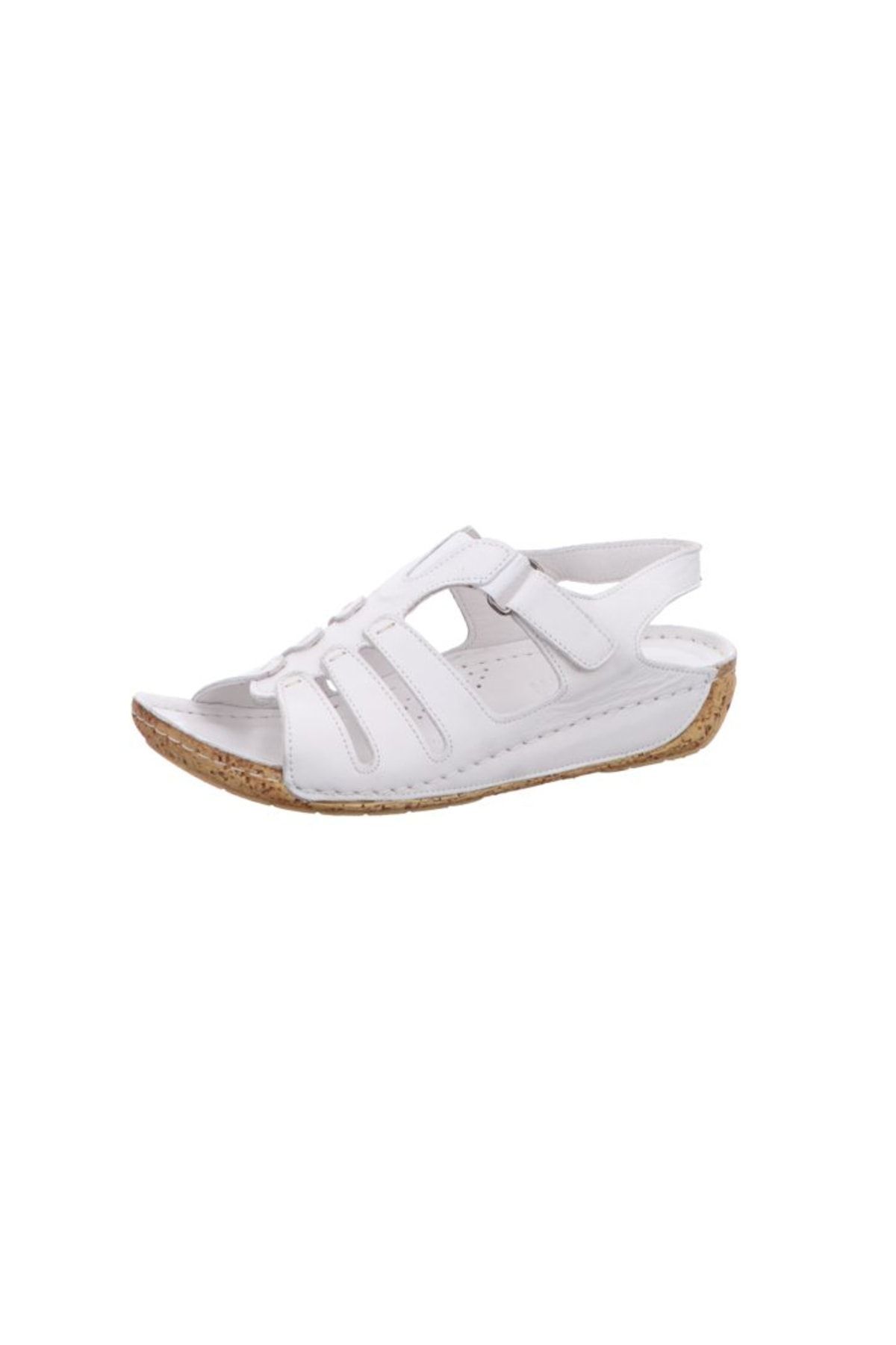 Gemini Sandalette Weiß Flacher Absatz