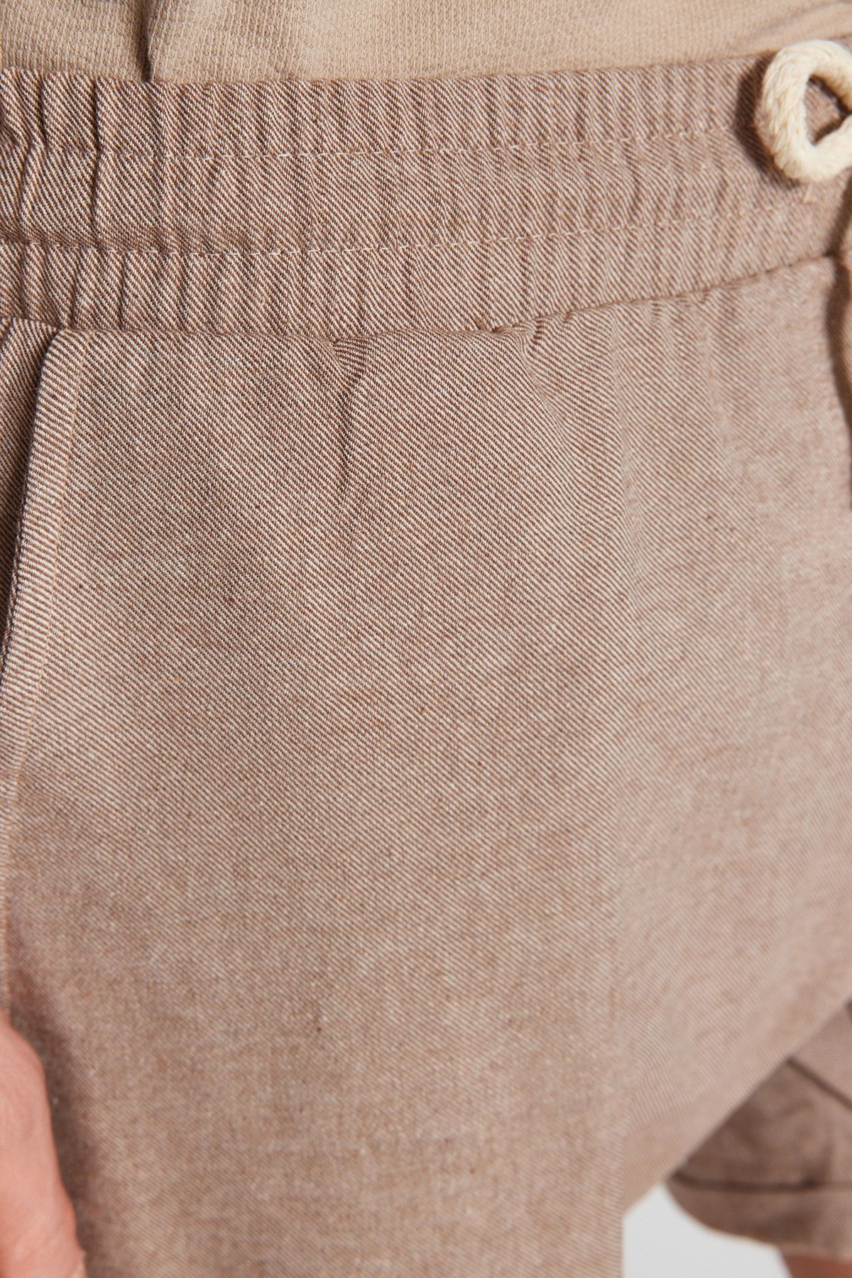 Trendyol Collection-Krátké šortky norkového střihu s elastickým pasem a bermudami Tmnss22Sr0020 3