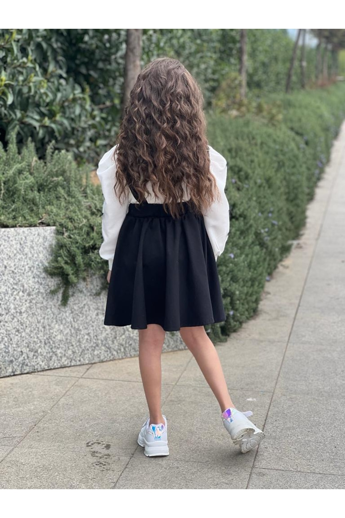 Pink Hippo Kids Kız Çocuk Içi Kaşkorse Badili Gabardin Jile Elbise fotoğrafı 2 (önizleme)