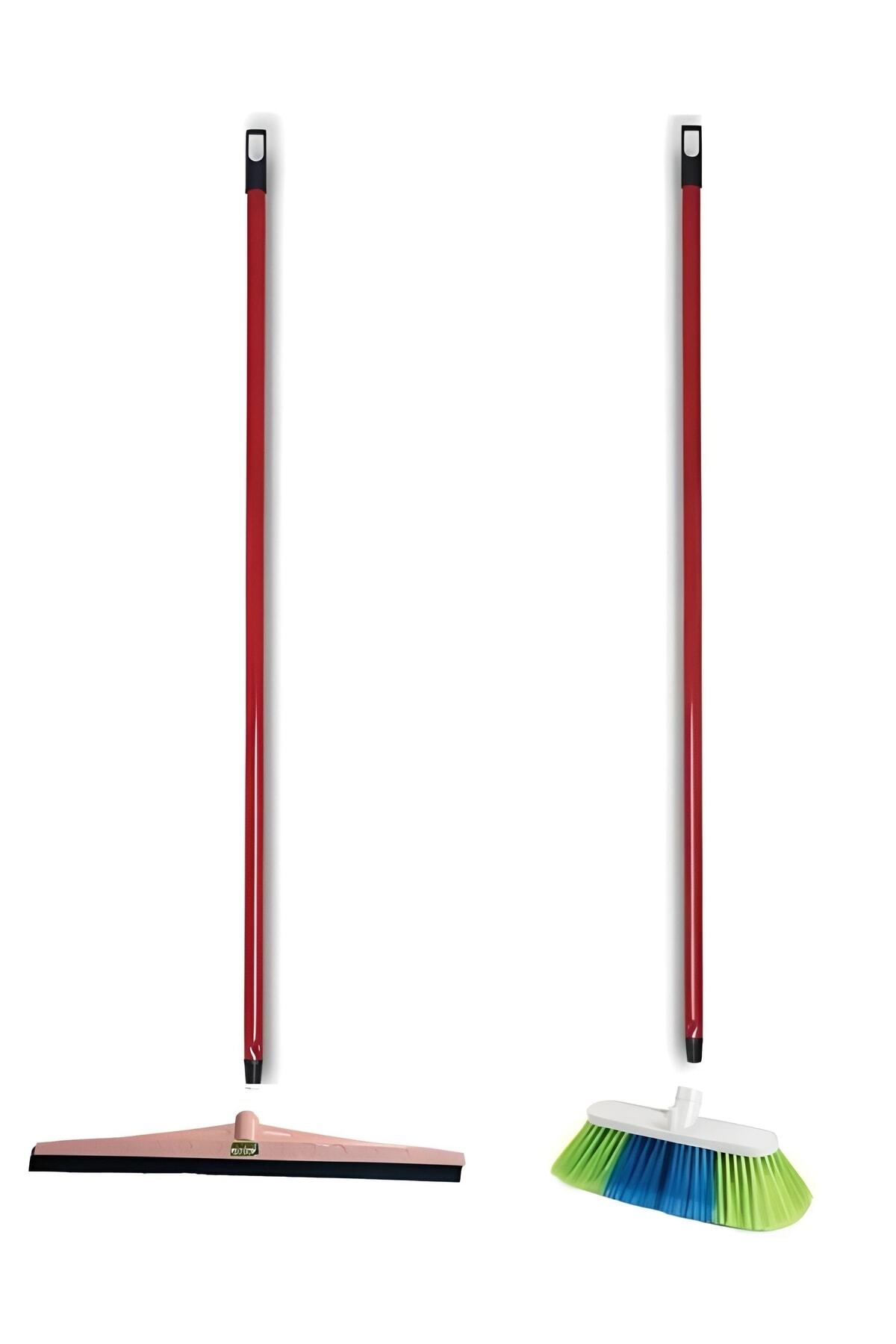 BRN STORE-Floor Brush with Handle - Sweeper and 2-Piece Squeegee Set 3