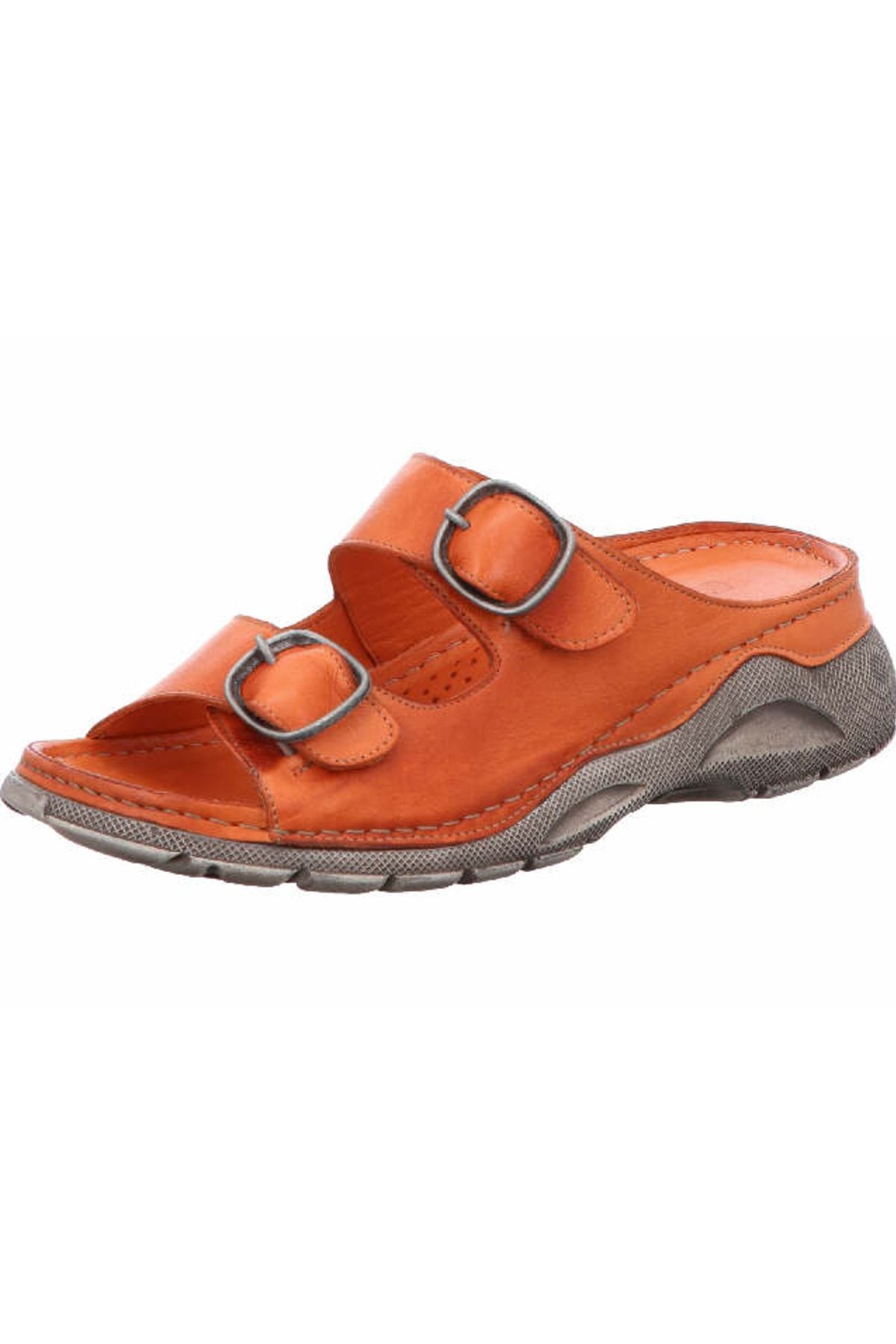 Gemini Sandalette Orange Flacher Absatz Fast ausverkauft