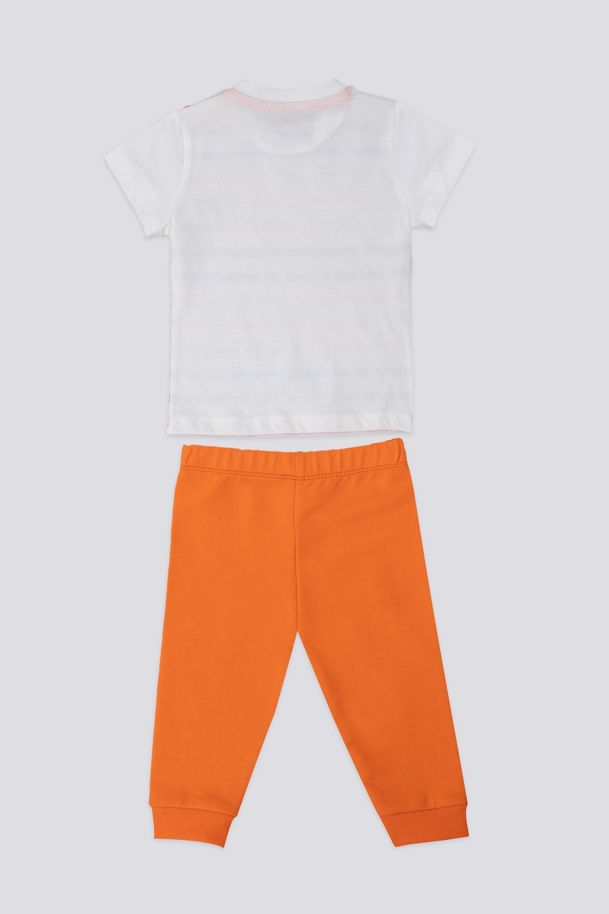 ست نوزادی پسرانه نارنجی U.S. Polo Assn. | SZ-US1103T اورجینال - تصویر 3