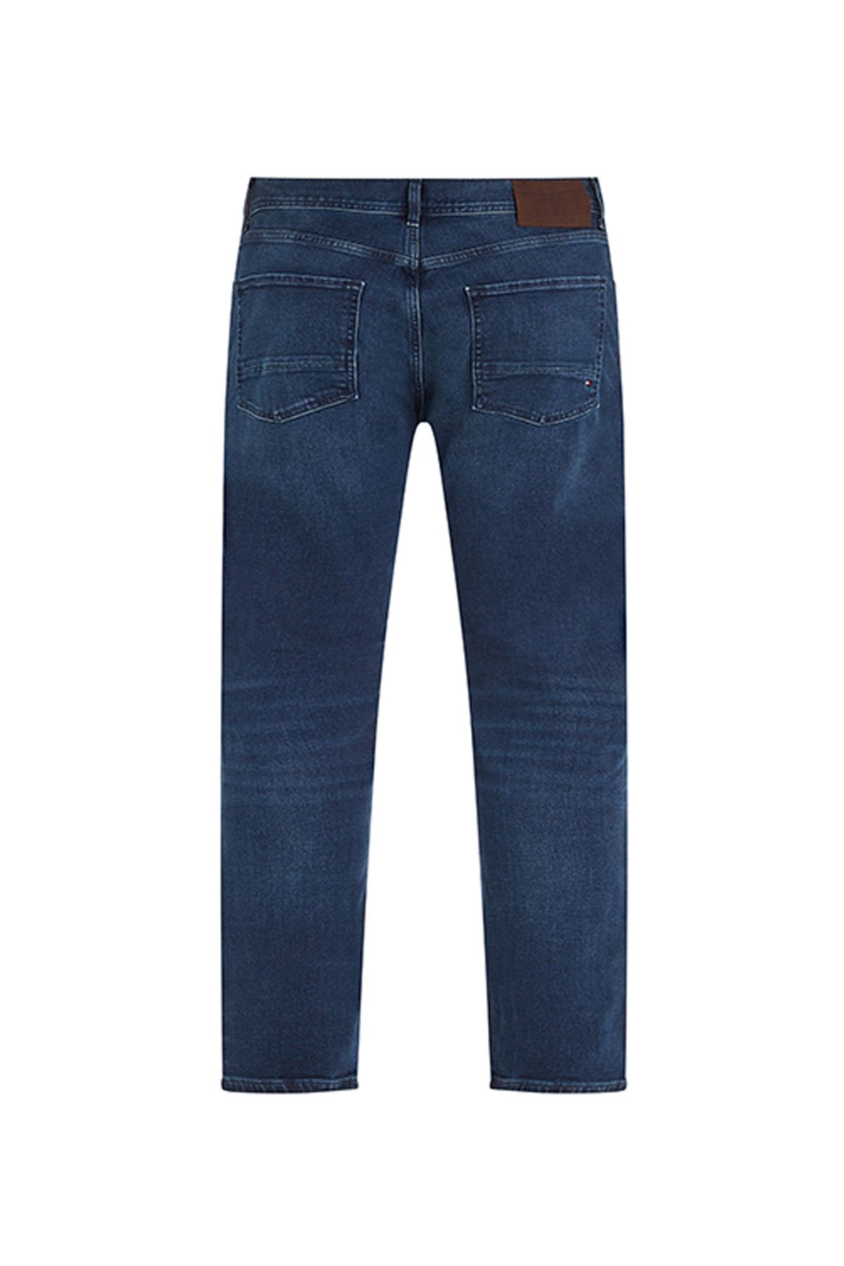 Tommy Hilfiger کمر معمولی شلوار جین مردانه ساق صاف آبی Mw0mw267811bs