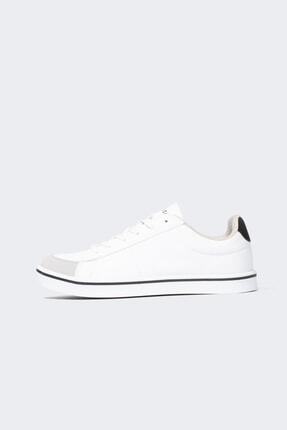DeFacto Kadın Düz Taban Bağcıklı Suni Deri Sneaker
