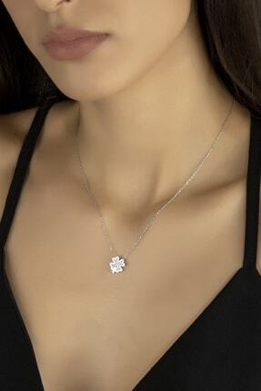 Kara Jewelry Gumus Kolye Orijinal Swarovski Tasli Tac Temali Bayan Kolye Trendyol