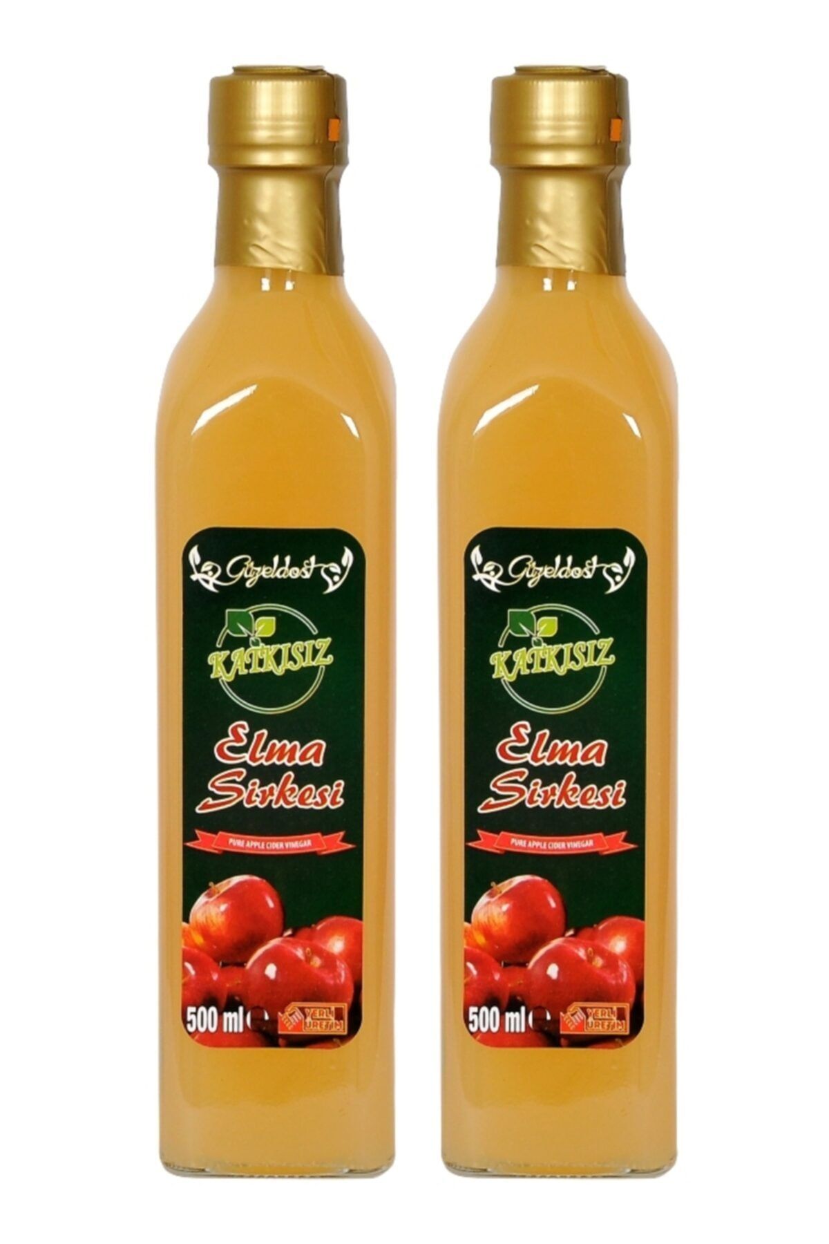 %100 Doğal Katkısız Elma Sirkesi 2x500ml