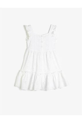 Koton Kids Kiz Cocuk Siyah Potikare Elbise Trendyol