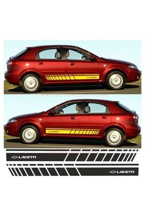 Chevrolet Lacetti Yan Şerit Oto Sticker 01880